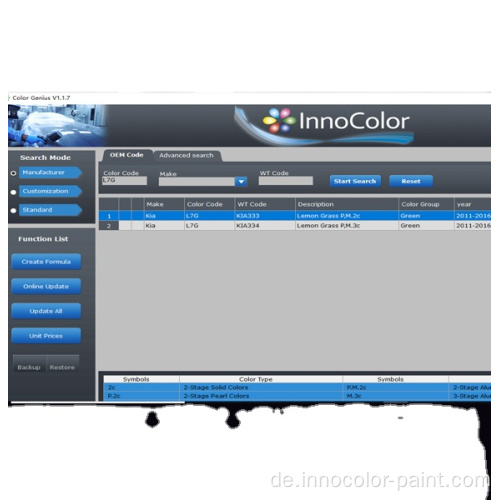 Innocolor -Mischmaschine für Autofarbe